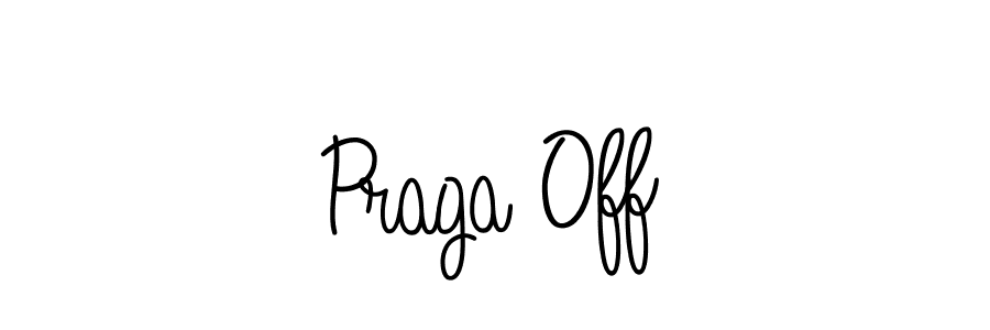 Use a signature maker to create a handwritten signature online. With this signature software, you can design (Angelique-Rose-font-FFP) your own signature for name Praga Off. Praga Off signature style 5 images and pictures png