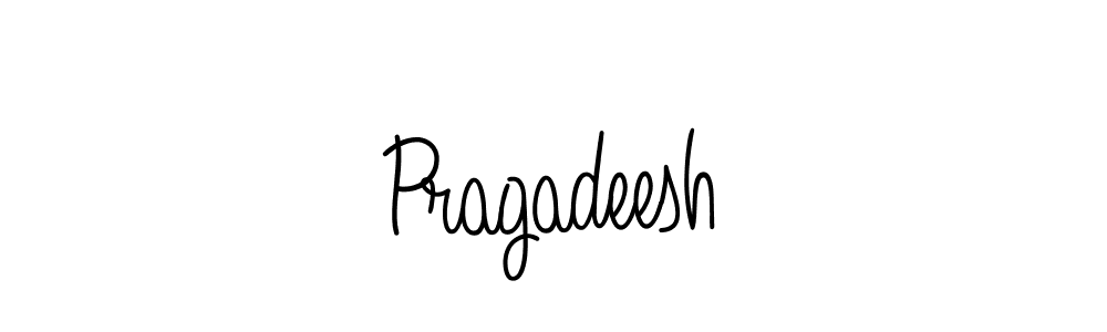 Design your own signature with our free online signature maker. With this signature software, you can create a handwritten (Angelique-Rose-font-FFP) signature for name Pragadeesh. Pragadeesh signature style 5 images and pictures png