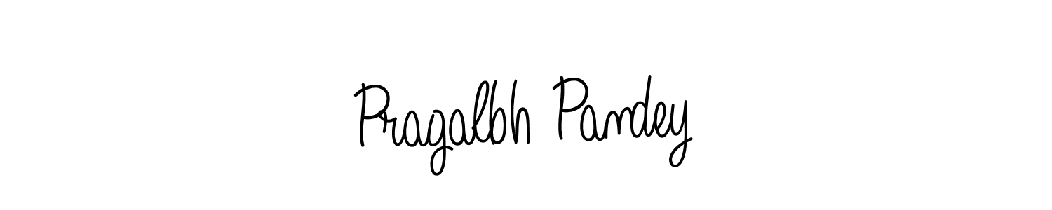 How to Draw Pragalbh Pandey signature style? Angelique-Rose-font-FFP is a latest design signature styles for name Pragalbh Pandey. Pragalbh Pandey signature style 5 images and pictures png