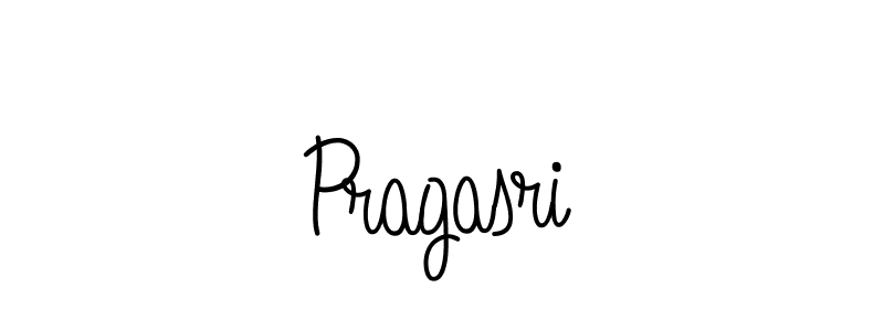 Make a beautiful signature design for name Pragasri. With this signature (Angelique-Rose-font-FFP) style, you can create a handwritten signature for free. Pragasri signature style 5 images and pictures png