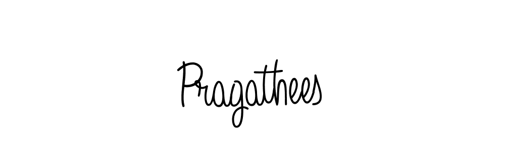 Also we have Pragathees name is the best signature style. Create professional handwritten signature collection using Angelique-Rose-font-FFP autograph style. Pragathees signature style 5 images and pictures png
