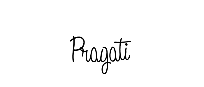 Create a beautiful signature design for name Pragati. With this signature (Angelique-Rose-font-FFP) fonts, you can make a handwritten signature for free. Pragati signature style 5 images and pictures png
