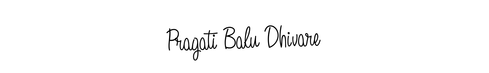 You can use this online signature creator to create a handwritten signature for the name Pragati Balu Dhivare. This is the best online autograph maker. Pragati Balu Dhivare signature style 5 images and pictures png