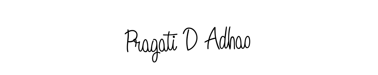 Similarly Angelique-Rose-font-FFP is the best handwritten signature design. Signature creator online .You can use it as an online autograph creator for name Pragati D Adhao. Pragati D Adhao signature style 5 images and pictures png