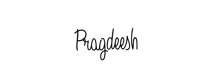 Pragdeesh stylish signature style. Best Handwritten Sign (Angelique-Rose-font-FFP) for my name. Handwritten Signature Collection Ideas for my name Pragdeesh. Pragdeesh signature style 5 images and pictures png