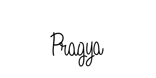 How to make Pragya signature? Angelique-Rose-font-FFP is a professional autograph style. Create handwritten signature for Pragya name. Pragya signature style 5 images and pictures png