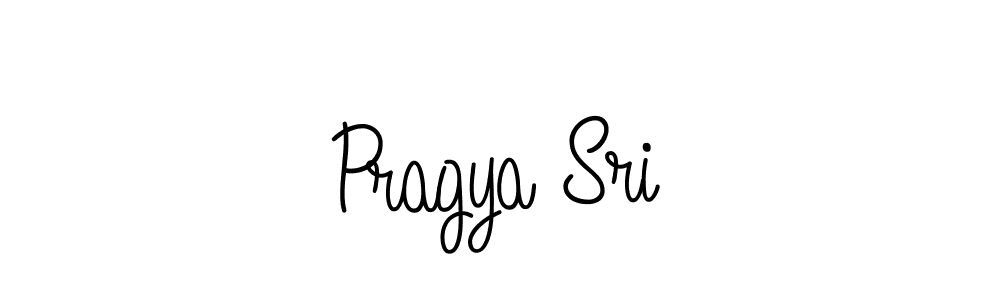 Use a signature maker to create a handwritten signature online. With this signature software, you can design (Angelique-Rose-font-FFP) your own signature for name Pragya Sri. Pragya Sri signature style 5 images and pictures png