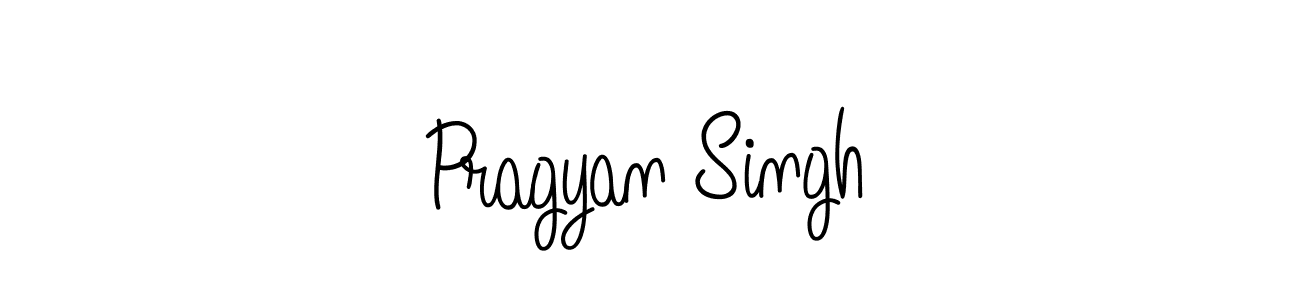 Create a beautiful signature design for name Pragyan Singh. With this signature (Angelique-Rose-font-FFP) fonts, you can make a handwritten signature for free. Pragyan Singh signature style 5 images and pictures png