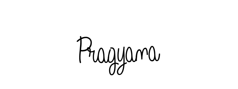 Design your own signature with our free online signature maker. With this signature software, you can create a handwritten (Angelique-Rose-font-FFP) signature for name Pragyana. Pragyana signature style 5 images and pictures png
