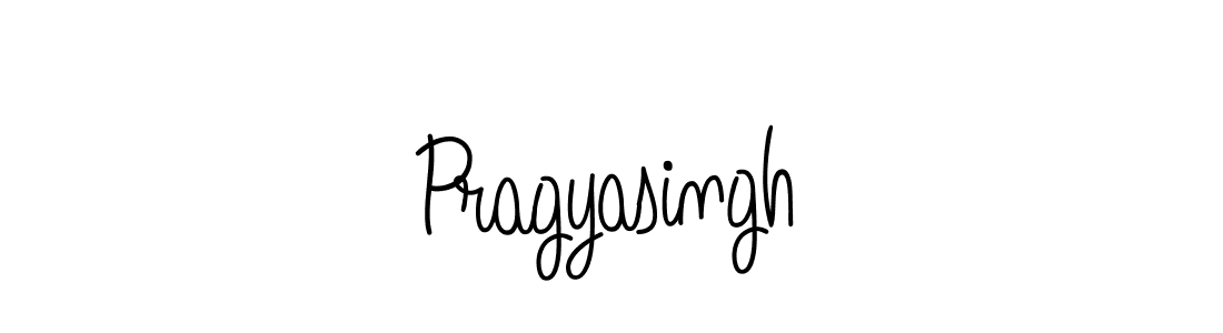 Design your own signature with our free online signature maker. With this signature software, you can create a handwritten (Angelique-Rose-font-FFP) signature for name Pragyasingh. Pragyasingh signature style 5 images and pictures png