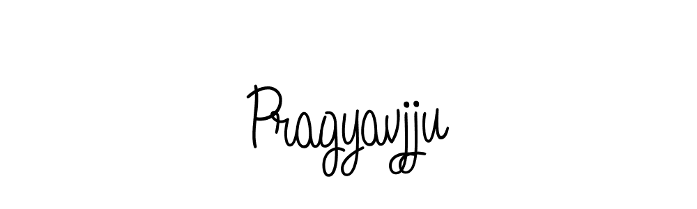 How to make Pragyavjju name signature. Use Angelique-Rose-font-FFP style for creating short signs online. This is the latest handwritten sign. Pragyavjju signature style 5 images and pictures png