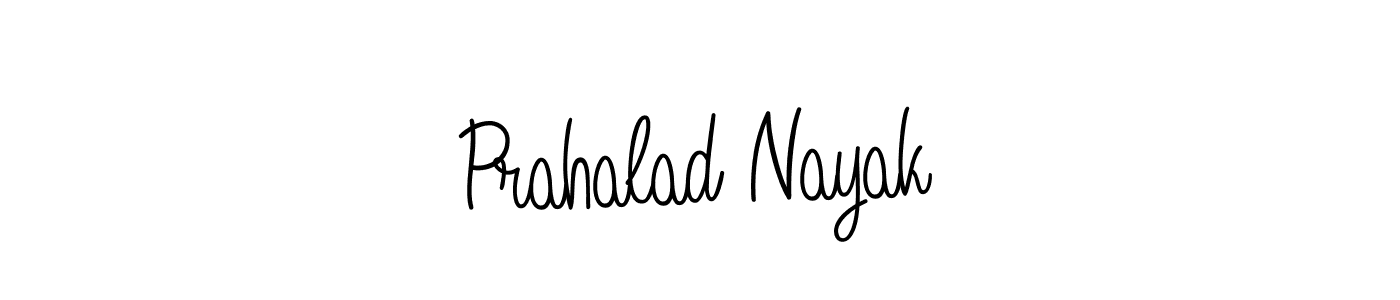 Make a beautiful signature design for name Prahalad Nayak. With this signature (Angelique-Rose-font-FFP) style, you can create a handwritten signature for free. Prahalad Nayak signature style 5 images and pictures png