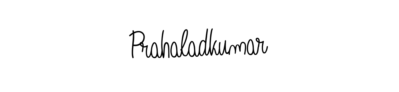 Create a beautiful signature design for name Prahaladkumar. With this signature (Angelique-Rose-font-FFP) fonts, you can make a handwritten signature for free. Prahaladkumar signature style 5 images and pictures png