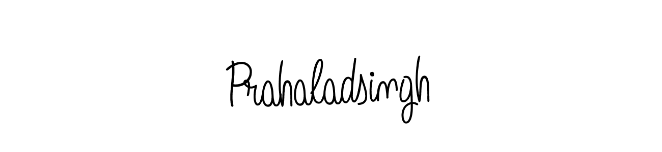 How to Draw Prahaladsingh signature style? Angelique-Rose-font-FFP is a latest design signature styles for name Prahaladsingh. Prahaladsingh signature style 5 images and pictures png