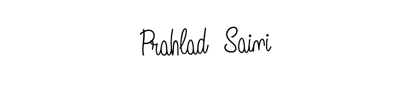 Make a beautiful signature design for name Prahlad  Saini. Use this online signature maker to create a handwritten signature for free. Prahlad  Saini signature style 5 images and pictures png