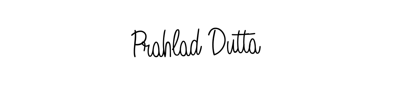 Use a signature maker to create a handwritten signature online. With this signature software, you can design (Angelique-Rose-font-FFP) your own signature for name Prahlad Dutta. Prahlad Dutta signature style 5 images and pictures png