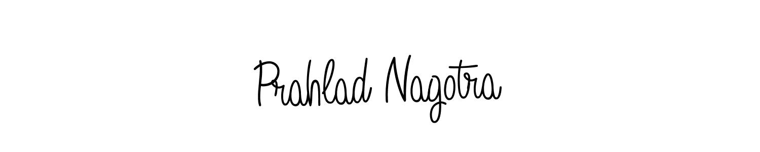 Make a beautiful signature design for name Prahlad Nagotra. With this signature (Angelique-Rose-font-FFP) style, you can create a handwritten signature for free. Prahlad Nagotra signature style 5 images and pictures png