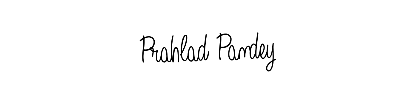 How to make Prahlad Pandey name signature. Use Angelique-Rose-font-FFP style for creating short signs online. This is the latest handwritten sign. Prahlad Pandey signature style 5 images and pictures png