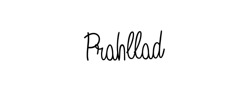 How to Draw Prahllad signature style? Angelique-Rose-font-FFP is a latest design signature styles for name Prahllad. Prahllad signature style 5 images and pictures png