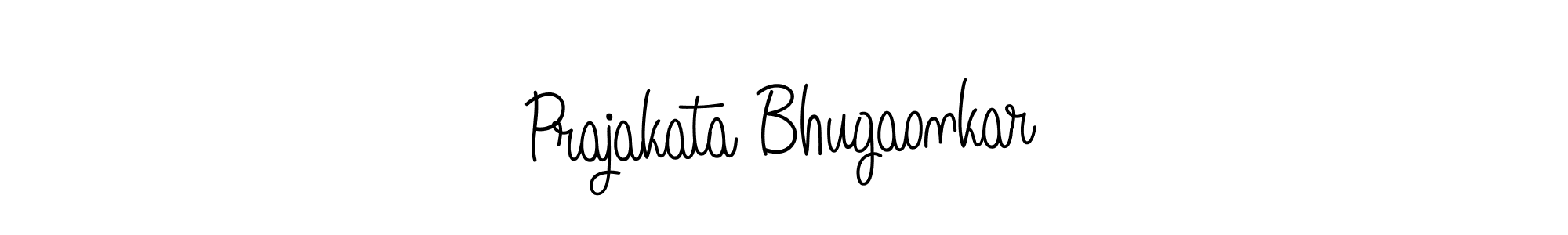 You should practise on your own different ways (Angelique-Rose-font-FFP) to write your name (Prajakata Bhugaonkar) in signature. don't let someone else do it for you. Prajakata Bhugaonkar signature style 5 images and pictures png