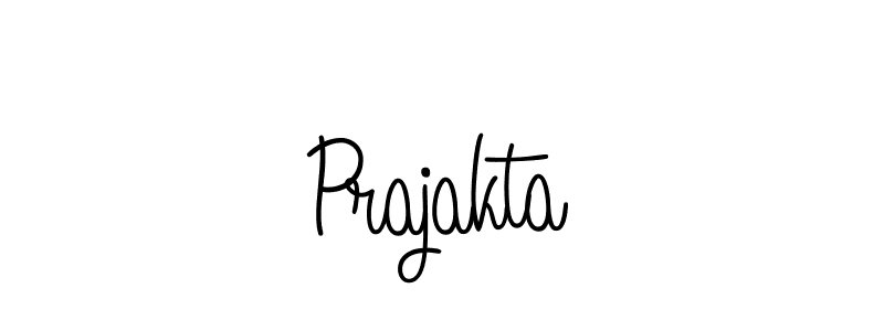 The best way (Angelique-Rose-font-FFP) to make a short signature is to pick only two or three words in your name. The name Prajakta include a total of six letters. For converting this name. Prajakta signature style 5 images and pictures png