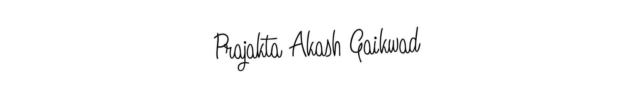 Make a short Prajakta Akash Gaikwad signature style. Manage your documents anywhere anytime using Angelique-Rose-font-FFP. Create and add eSignatures, submit forms, share and send files easily. Prajakta Akash Gaikwad signature style 5 images and pictures png