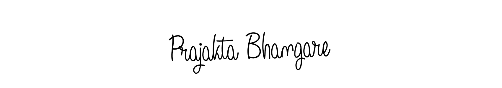 Make a beautiful signature design for name Prajakta Bhangare. With this signature (Angelique-Rose-font-FFP) style, you can create a handwritten signature for free. Prajakta Bhangare signature style 5 images and pictures png