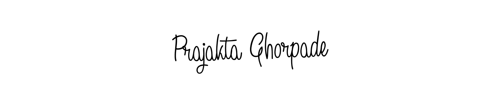 Make a short Prajakta Ghorpade signature style. Manage your documents anywhere anytime using Angelique-Rose-font-FFP. Create and add eSignatures, submit forms, share and send files easily. Prajakta Ghorpade signature style 5 images and pictures png