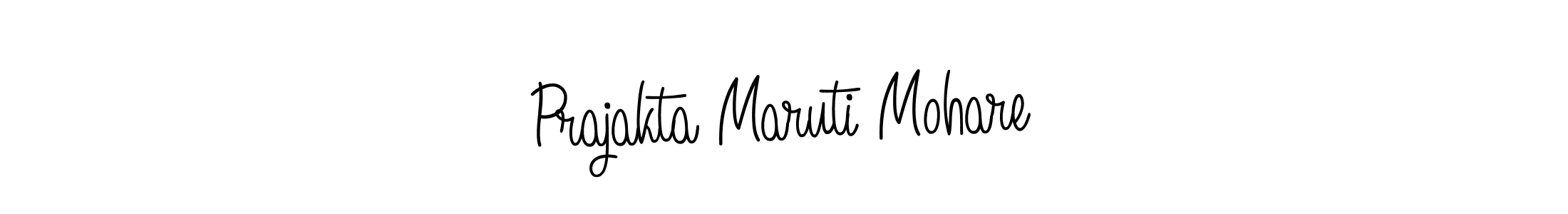 Create a beautiful signature design for name Prajakta Maruti Mohare. With this signature (Angelique-Rose-font-FFP) fonts, you can make a handwritten signature for free. Prajakta Maruti Mohare signature style 5 images and pictures png