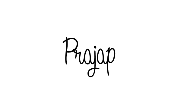 How to make Prajap name signature. Use Angelique-Rose-font-FFP style for creating short signs online. This is the latest handwritten sign. Prajap signature style 5 images and pictures png