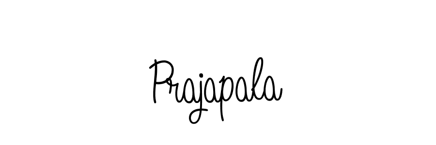 How to make Prajapala name signature. Use Angelique-Rose-font-FFP style for creating short signs online. This is the latest handwritten sign. Prajapala signature style 5 images and pictures png