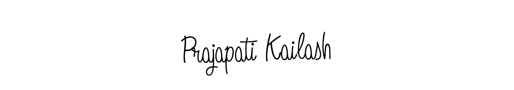 if you are searching for the best signature style for your name Prajapati Kailash. so please give up your signature search. here we have designed multiple signature styles  using Angelique-Rose-font-FFP. Prajapati Kailash signature style 5 images and pictures png