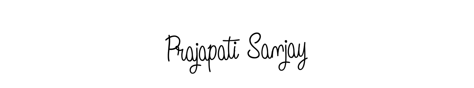 How to make Prajapati Sanjay signature? Angelique-Rose-font-FFP is a professional autograph style. Create handwritten signature for Prajapati Sanjay name. Prajapati Sanjay signature style 5 images and pictures png