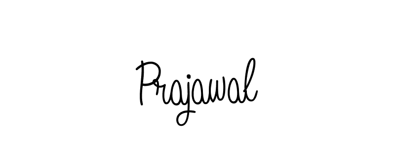 Design your own signature with our free online signature maker. With this signature software, you can create a handwritten (Angelique-Rose-font-FFP) signature for name Prajawal. Prajawal signature style 5 images and pictures png