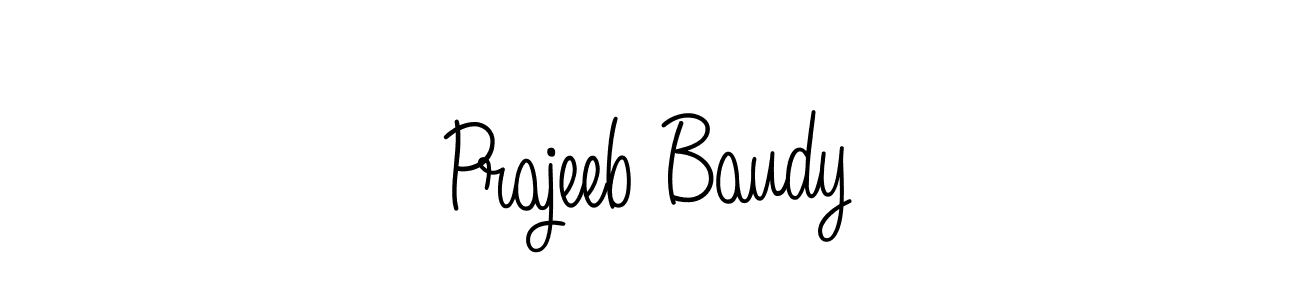 Best and Professional Signature Style for Prajeeb Baudy. Angelique-Rose-font-FFP Best Signature Style Collection. Prajeeb Baudy signature style 5 images and pictures png