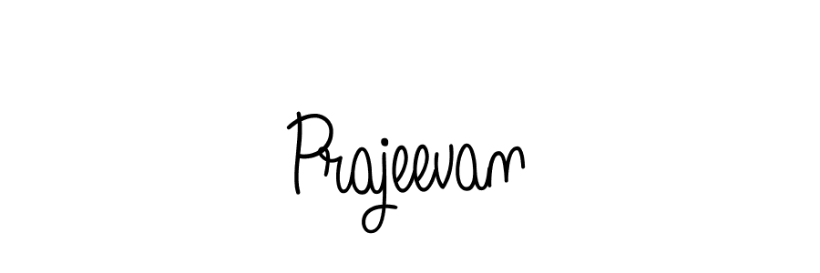 How to make Prajeevan name signature. Use Angelique-Rose-font-FFP style for creating short signs online. This is the latest handwritten sign. Prajeevan signature style 5 images and pictures png