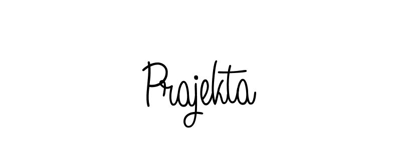 How to make Prajekta signature? Angelique-Rose-font-FFP is a professional autograph style. Create handwritten signature for Prajekta name. Prajekta signature style 5 images and pictures png