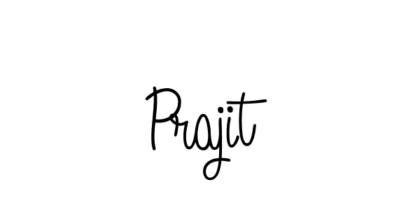 Make a beautiful signature design for name Prajit. With this signature (Angelique-Rose-font-FFP) style, you can create a handwritten signature for free. Prajit signature style 5 images and pictures png