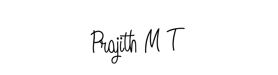 How to make Prajith M T signature? Angelique-Rose-font-FFP is a professional autograph style. Create handwritten signature for Prajith M T name. Prajith M T signature style 5 images and pictures png