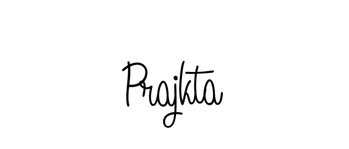 Use a signature maker to create a handwritten signature online. With this signature software, you can design (Angelique-Rose-font-FFP) your own signature for name Prajkta. Prajkta signature style 5 images and pictures png