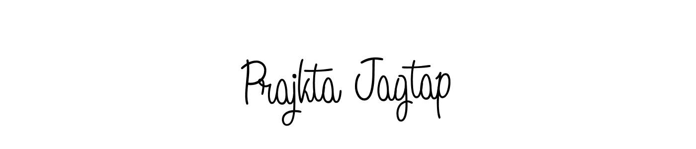 How to make Prajkta Jagtap signature? Angelique-Rose-font-FFP is a professional autograph style. Create handwritten signature for Prajkta Jagtap name. Prajkta Jagtap signature style 5 images and pictures png