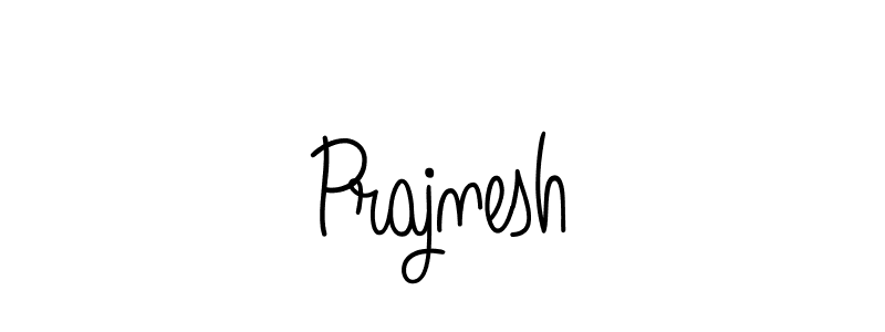 Make a beautiful signature design for name Prajnesh. With this signature (Angelique-Rose-font-FFP) style, you can create a handwritten signature for free. Prajnesh signature style 5 images and pictures png