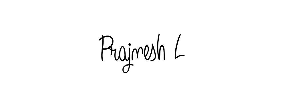 How to Draw Prajnesh L signature style? Angelique-Rose-font-FFP is a latest design signature styles for name Prajnesh L. Prajnesh L signature style 5 images and pictures png