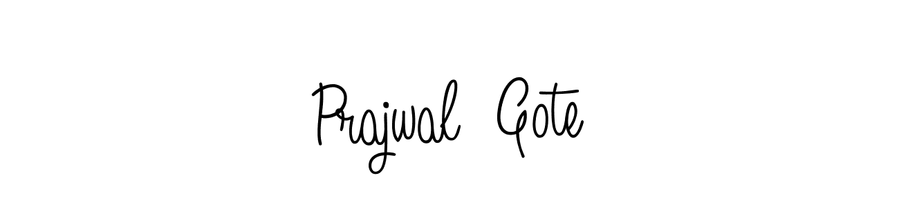 How to make Prajwal  Gote signature? Angelique-Rose-font-FFP is a professional autograph style. Create handwritten signature for Prajwal  Gote name. Prajwal  Gote signature style 5 images and pictures png
