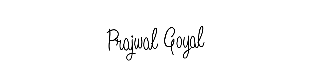 Design your own signature with our free online signature maker. With this signature software, you can create a handwritten (Angelique-Rose-font-FFP) signature for name Prajwal Goyal. Prajwal Goyal signature style 5 images and pictures png