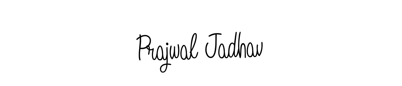 Prajwal Jadhav stylish signature style. Best Handwritten Sign (Angelique-Rose-font-FFP) for my name. Handwritten Signature Collection Ideas for my name Prajwal Jadhav. Prajwal Jadhav signature style 5 images and pictures png