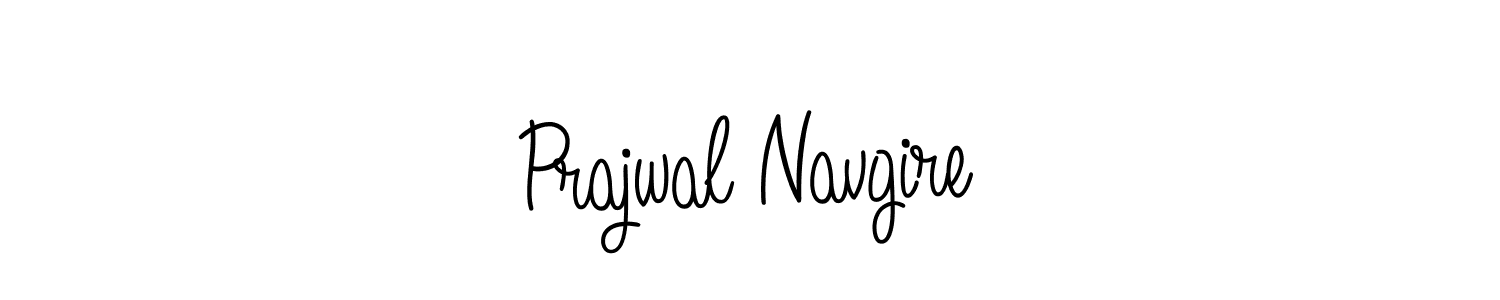 How to make Prajwal Navgire name signature. Use Angelique-Rose-font-FFP style for creating short signs online. This is the latest handwritten sign. Prajwal Navgire signature style 5 images and pictures png