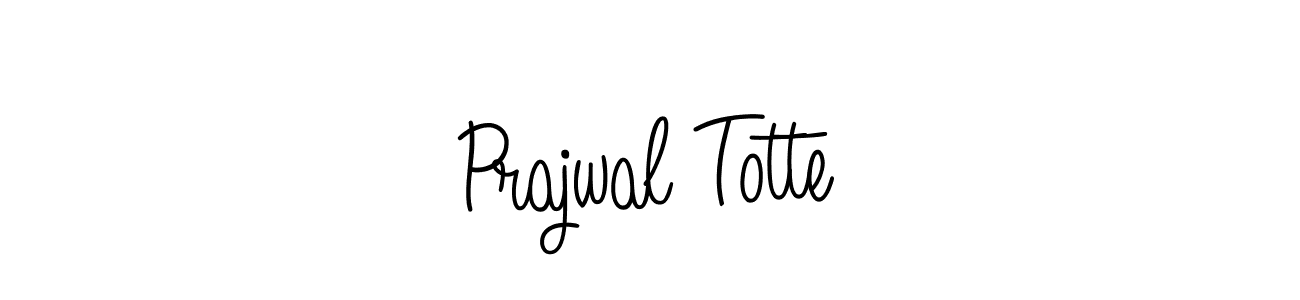 Design your own signature with our free online signature maker. With this signature software, you can create a handwritten (Angelique-Rose-font-FFP) signature for name Prajwal Totte. Prajwal Totte signature style 5 images and pictures png