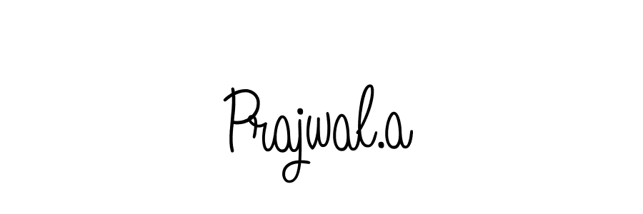 Once you've used our free online signature maker to create your best signature Angelique-Rose-font-FFP style, it's time to enjoy all of the benefits that Prajwal.a name signing documents. Prajwal.a signature style 5 images and pictures png