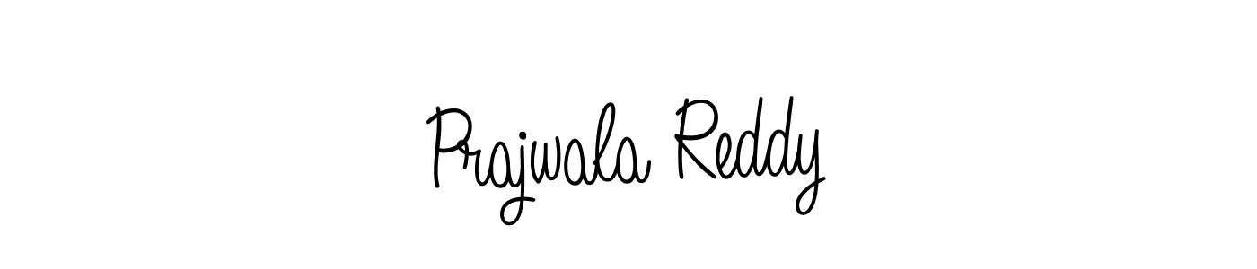 How to make Prajwala Reddy name signature. Use Angelique-Rose-font-FFP style for creating short signs online. This is the latest handwritten sign. Prajwala Reddy signature style 5 images and pictures png